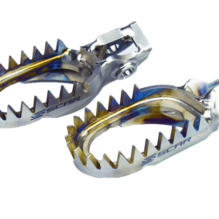 Titanium Footpegs 16-24 KTM Husqvarna Gasgas Sx Xc Exc Tc Tx Te Fc Fe Fx Fs Mc Ec Ex Scar S5517AM