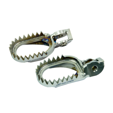 Titanium Anti-mud Footpegs 23-26 Stark Future Varg Ex MX Sm 1.0 1.2 10mm Back Scar S8516AM