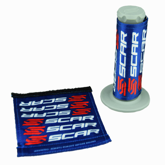 Grip Covers Blue Universal Velcro Fastened Pair Scar Scgc