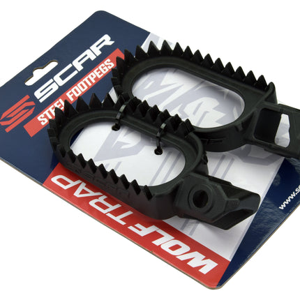Footpegs Black 23-26 Gasgas Husqvarna KTM Mc Ec Ex Tc Te Fc Fe Tx Fx Fs Sx Exc Xc Xw Scar SF5818