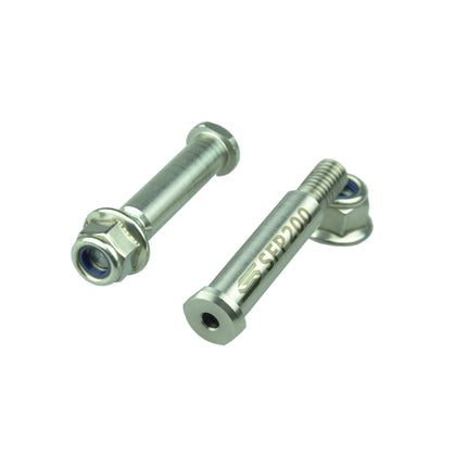 Footpeg Pins 02-26 Honda Kawasaki CR CRF KX R Rx X F 125 150 250 450 Stainless Lock Nuts Scar SFP200