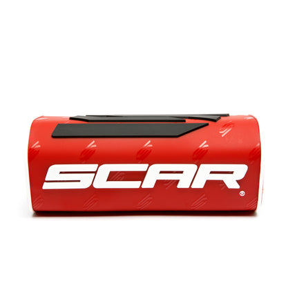 Oversize Handlebar Pad Red Without Crossbar 1 1-8 Scar Smsord