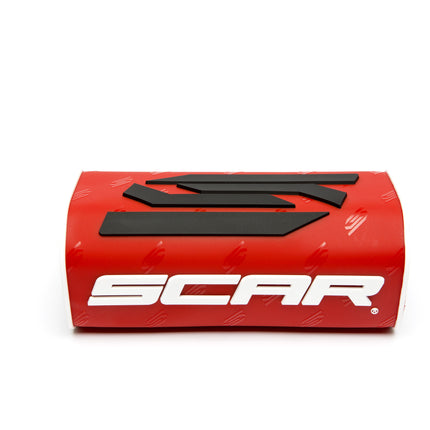Oversize Handlebar Pad Red Without Crossbar 1 1-8 Scar Smsord