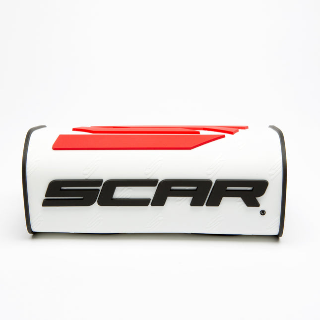 Handlebar Pad White Oversize Without Crossbar Scar Smsow
