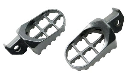 Foot Pegs Steel Grey 2003-2006 Suzuki RM85 DR-Z125