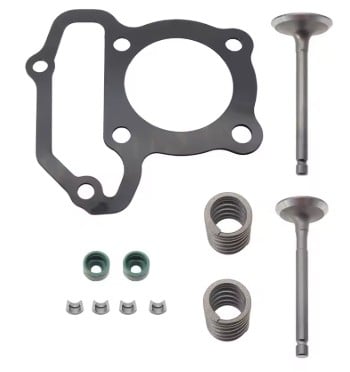 Top End Rebuild Kit 2004-2013 Yamaha Grizzly 125 YFM125 Valves, Seals. Springs, Gaskets