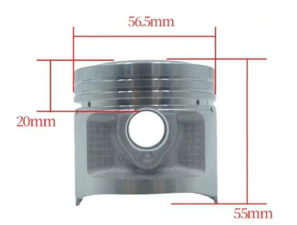 Piston Kit 56.50mm Std Xl Tl Cg Cb Ct Sl Tl Cl 125 13011-383-621 13101-383-010 13011-383-621