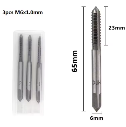 Tap SET-3 M6 Thread 6 x 1.0mm
