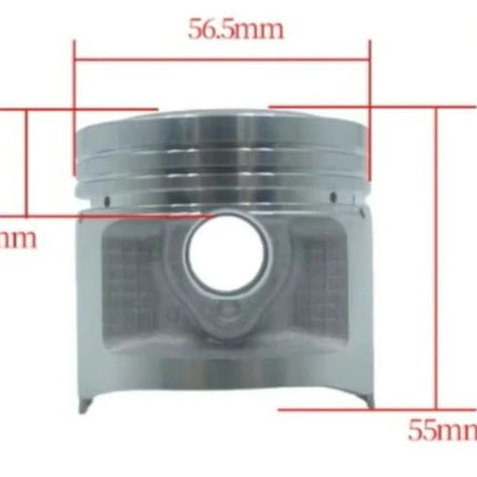 Piston Kit 57.25mm +0.75mm Honda CG125 XL125 TL125
