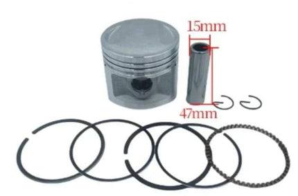 Piston Kit 57.25mm +0.75mm Honda CG125 XL125 TL125