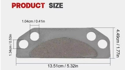 Sintered Brake Pads Set Polaris, Ranger 500 700 800 900 XP Crew 2005-15 2203147