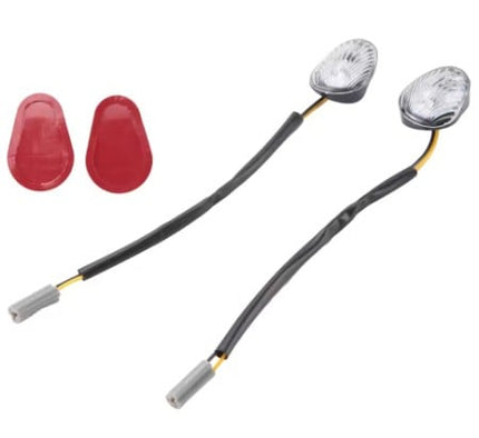 Indicators Clear Lens Pair Big Eye LED 12V