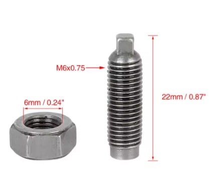 Tappet Adjusting Screw Nut M5x0.50 90012-333-000