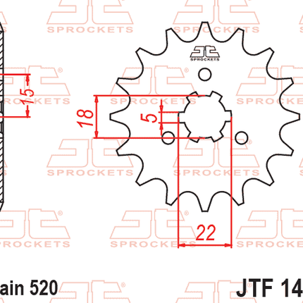 Front Sprocket JTF1445.11 Jt