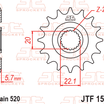 Front Sprocket JTF1590.14 Jt