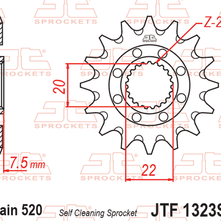 Front Sprocket JTF1323.14SC
