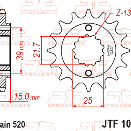 Front Sprocket JTF1042.16