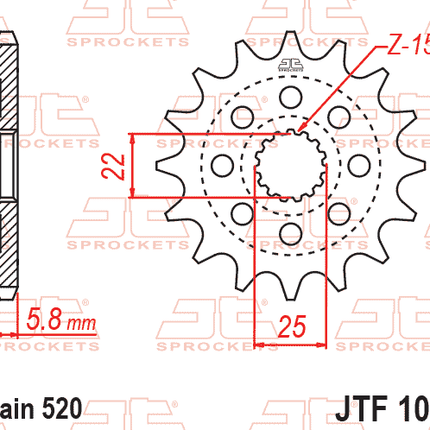 Front Sprocket JTF1022.15