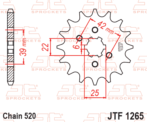 Front Sprocket JTF1265.12 520