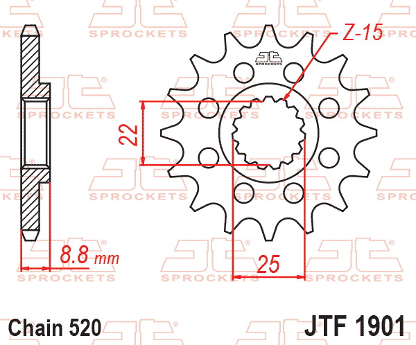 Front Sprocket JTF1901.11 Jt