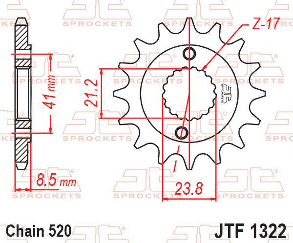 Front Sprocket JTF1322.14 520