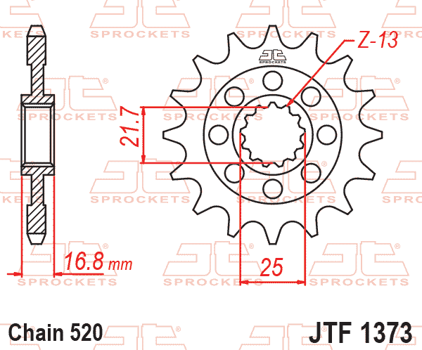 Front Sprocket JTF1373.16 Jt