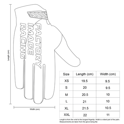 FIR Adult MX Gloves - 2XL - Flame Design