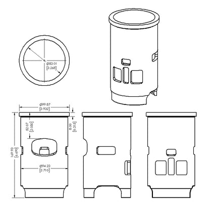 Cylinder Sleeve 72-75 Husqvarna CR WR 450 84mm Vintco SLU08A