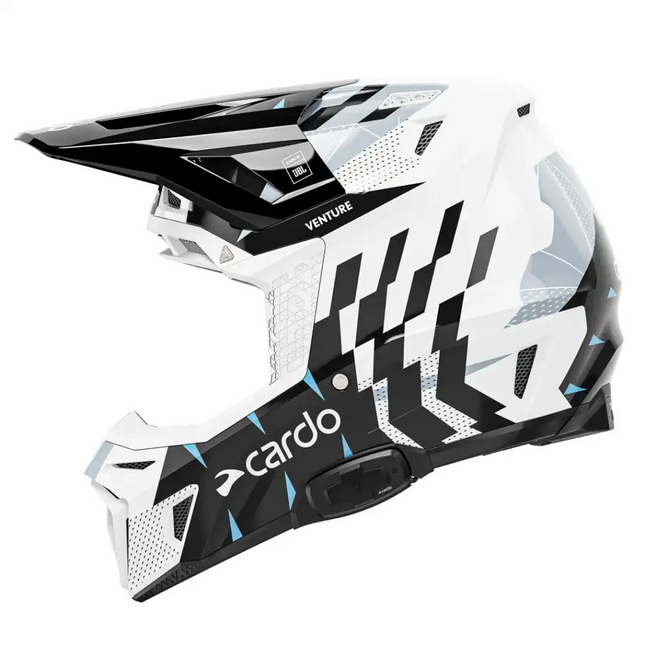 Cardo Venture Large Off-road Helmet Integrated Dynamic Mesh Communication 40mm Jbl Ece 22.06 Acu Approved