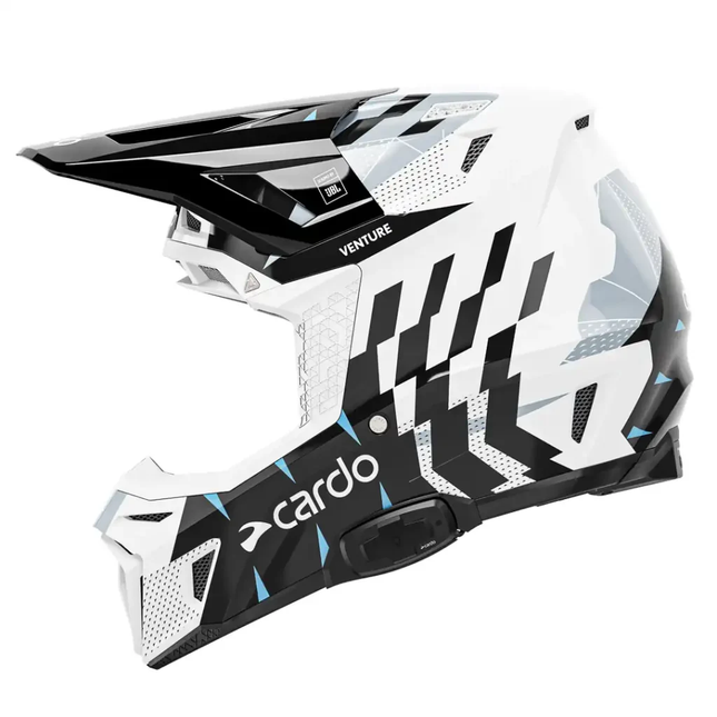 Cardo Venture Extra Extra Large Off-road Helmet Integrated Dynamic Mesh Communication 40mm Jbl Ece 22.06 Acu Approved