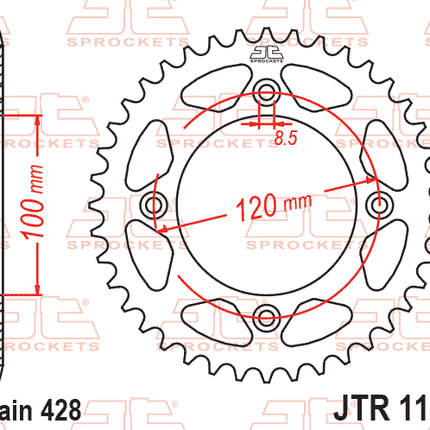 Rear Sprocket JTR1140.56 Jt