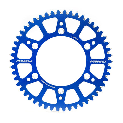 Mino Rear Sprocket Alloy Blue 210, 25-554-49 Blue