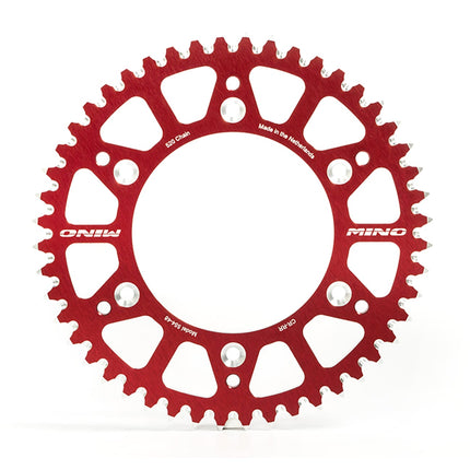 Mino Rear Sprocket Alloy Red 210, 25-554-50 Red