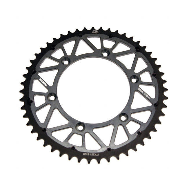 Rear Sprocket Twinring JTX251.51GR, Twinstar Alloy & Steel