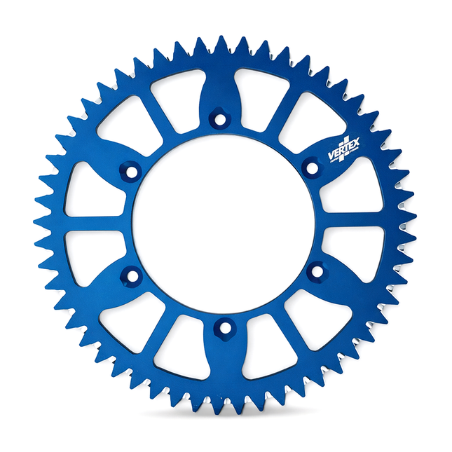 Rear Sprocket Vertex Alloy 251, Vertex 892-2015ECBU52, Blue, 7075T6 Alloy