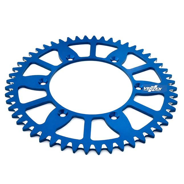 Rear Sprocket Vertex Alloy 251, Vertex 892-2015ECBU52, Blue, 7075T6 Alloy