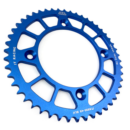 REAR SPROCKET ALLOY BLUE 441, JTA895.49BLU 7075-T6 Aluminium
