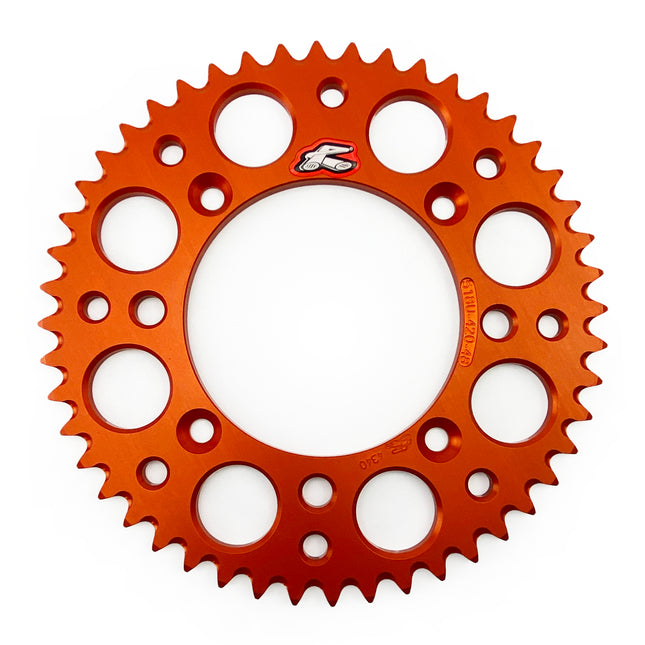 Rear Sprocket Orange Alloy Renthal 48T, 2025 Gasgas/husqvarna/ktm, Ultralite 518U-420-48GPOR