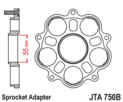 Ducati Carrier Alloy JTA750B, JTA750B