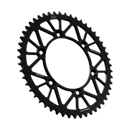 REAR SPROCKET ALLOY BLACK 822, JTA808.53BLK 7075-T6 Aluminium