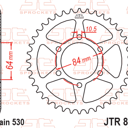 Rear Sprocket JTR814.40 Jt
