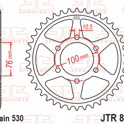 Rear Sprocket JTR816.40 Jt