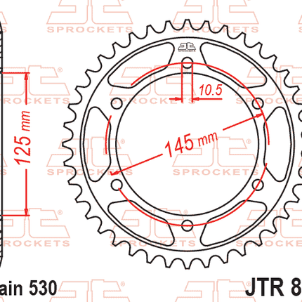 Rear Sprocket JTR865.45 Jt
