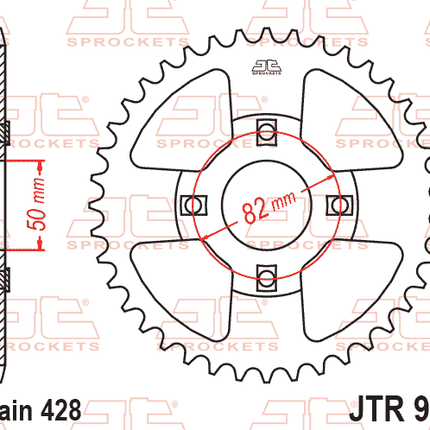 Rear Sprocket JTR999 Steel 45T JTR999.45