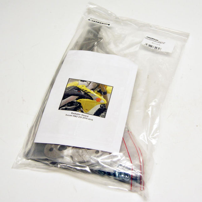 Radiator Brace Aluminum RMZ, R-tech PARADRMZ250