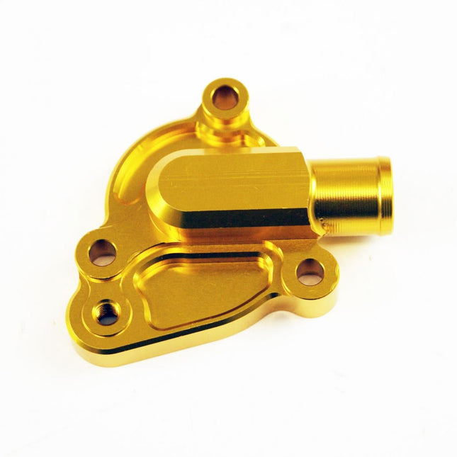 Water Pump Cover 01-08 RM125, FIR Billet Alloy Gold 17411-36F00, Standard Water Pump Cover
