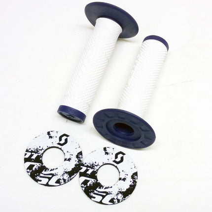 Scott MX Sxii Grips 22/25mm, White/blue, SC310016