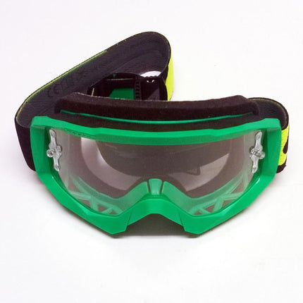 Scott Hustle Goggles Clear Lens, Green/black, SC084117