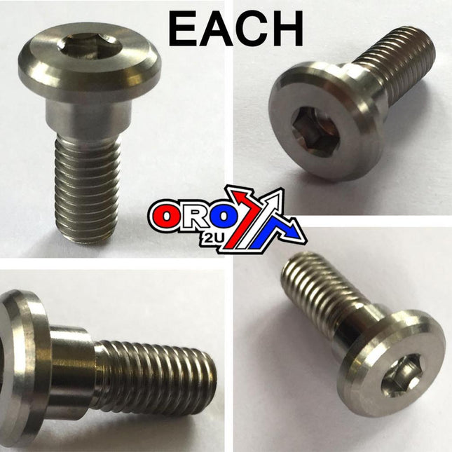 Disc Bolt M8x22mm -10 Boss Ea, Titanium Grade 5 /disc Bolt
