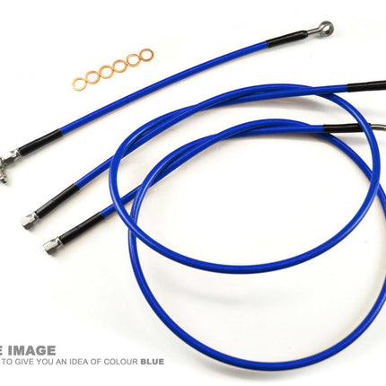 Hose Rear Brake Blue / Blk YFZ350 Banshee 1990-2006